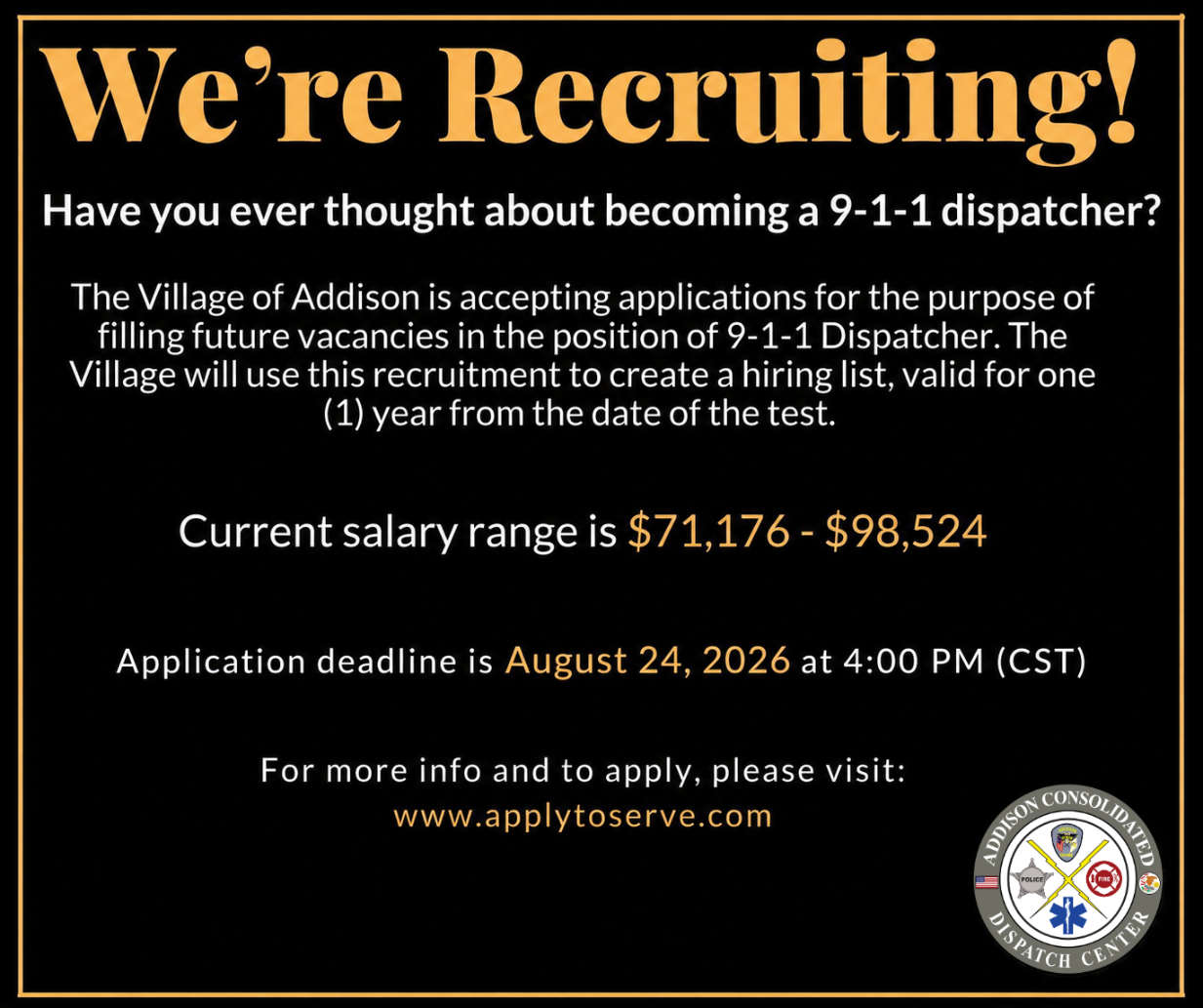Hiring Flyer
